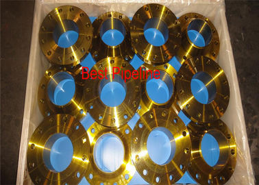 ASA /ANSI /ASME Lap Joint Flange , Flat Face Weld Neck Flange Round Plate Device