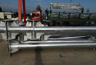 Galvanized Mild Steel Seamless Tube 16KHM Wind Speed For Street Light Steel Lamp